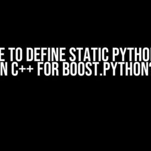 Is it Safe to Define Static Python Object in C++ for Boost.Python?